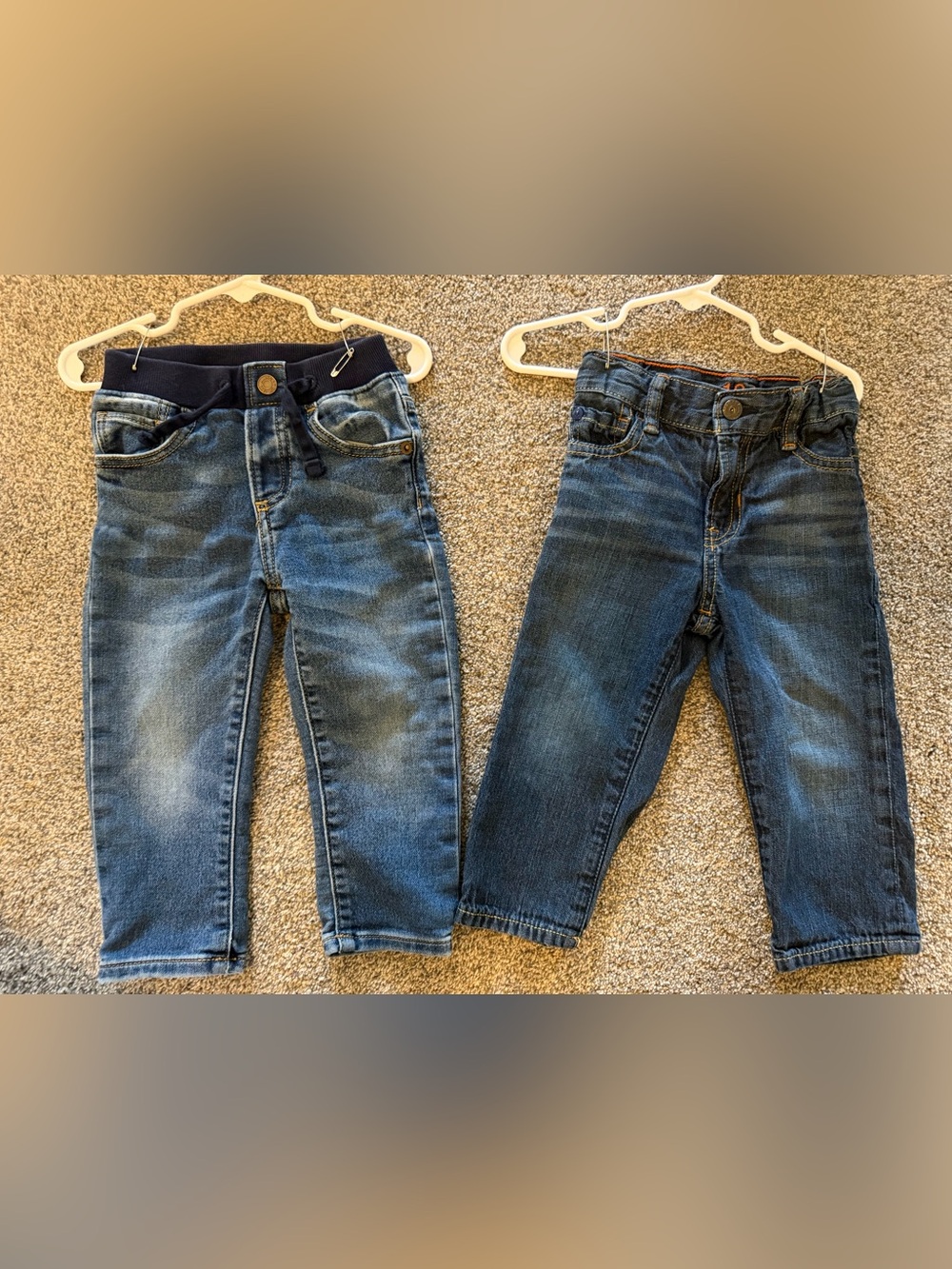 GAP Kids Blue Denim Jeans Duo - Faded & Dark Wash
